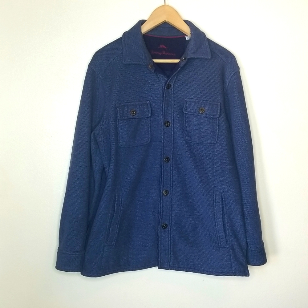 Tommy Bahama Men's T223080 Weekend Hideaway Snap Shirt Jacket, Size S/P